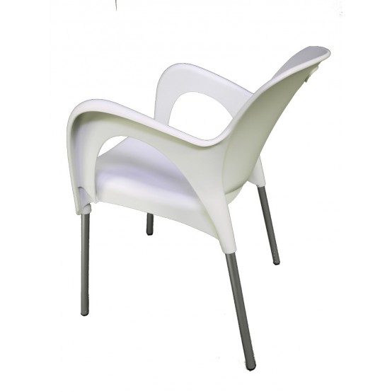 Židle - křeslo plastové, stohovatelné